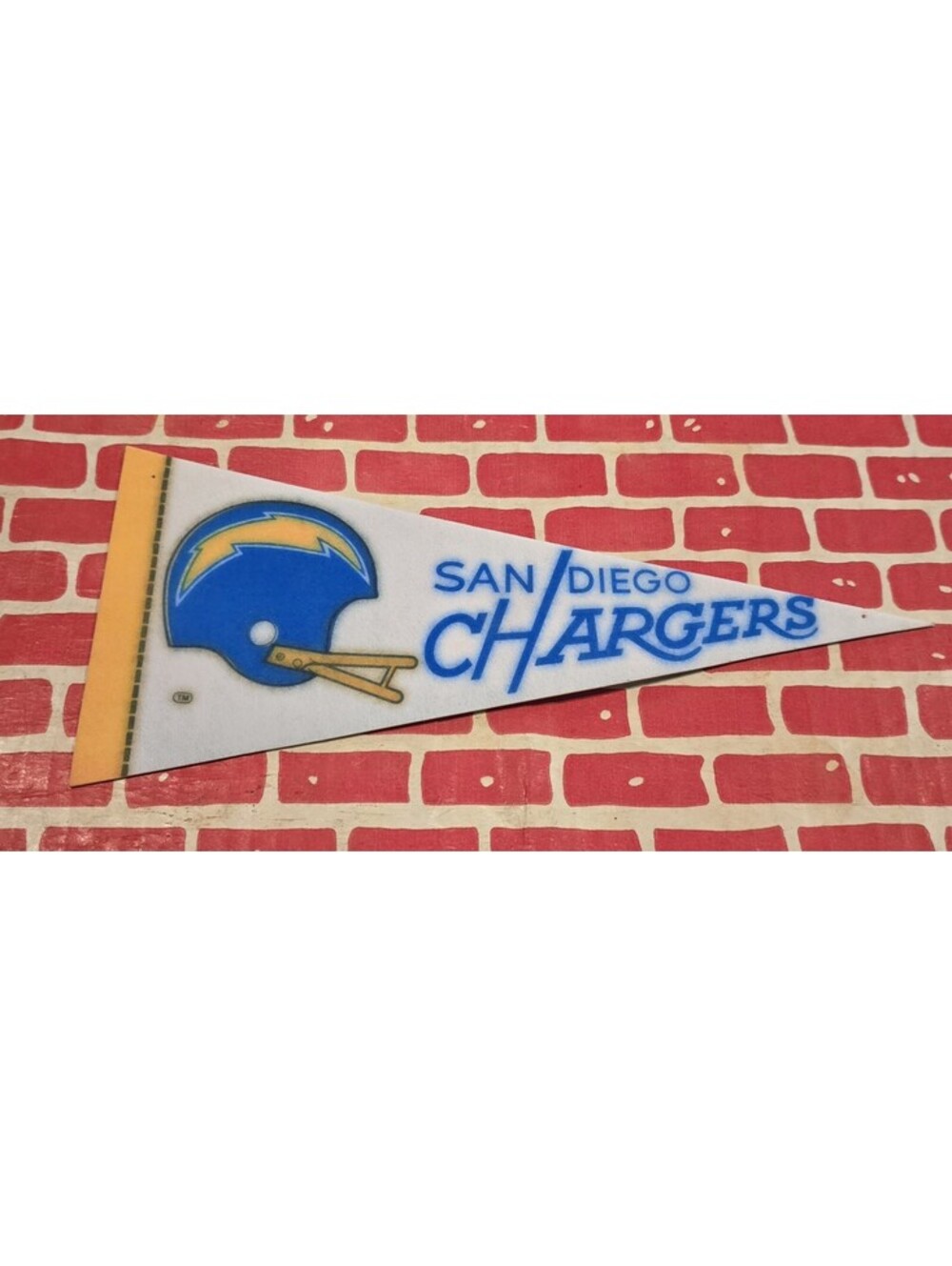 San Diego Chargers 9" NFL Football Vintage Felt Pennant Flag Banner